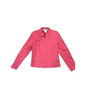 Stunning Carlisle pink wool size 6 blazer !